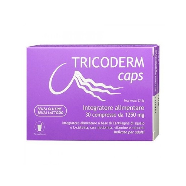 Tricoderm Caps Integratore Per Capelli Pelle E Unghie 30 Compresse