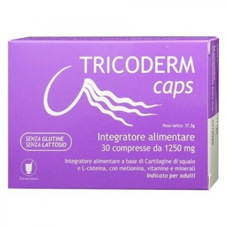 Tricoderm Caps Integratore Per Capelli Pelle E Unghie 30 Compresse