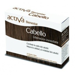 Confezione da 45 capsule di Activa Benessere Capelli Integratore Per La Salute Del Cuoio Capelluto.
