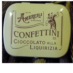 Confettini Di Finissimo Cioccolato Al Latte Alla Liquirizia 24 Pezzi Scatola Di Metallo 20 G