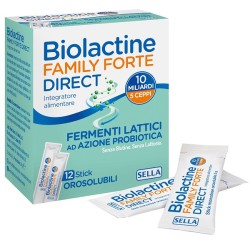 Biolactine Family Forte Direct 10 Miliardi 12 Stick Orosolubili