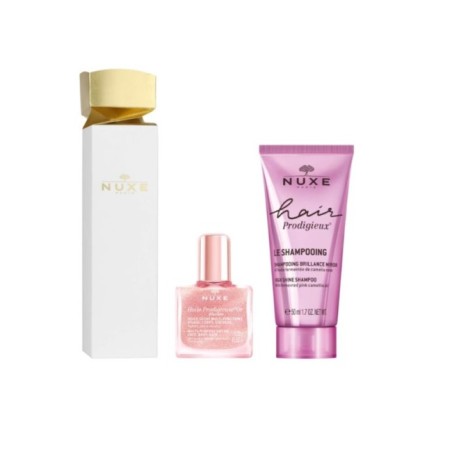 Cofanetto Nuxe contenente Nuxe Hair Shampoo + Huile Prodigieuse Or Floral