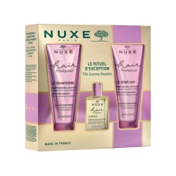 Cofanetto Nuxe contenente 1 Shampoo Delicato+ 1 Balsamo Nutriente + 1 Maschera Pre-Shampoo
