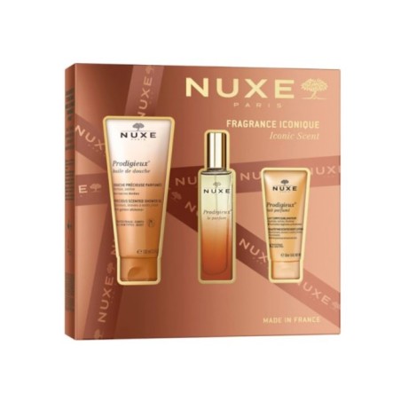 Cofanetto Nuxe contenente Profumo Donna+ Docciaschiuma+ Crema Corpo