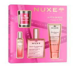 Cofanetto Nuxe contenente Huile Prodigieuse Floral+ Le Parfum + Docciaschiuma+ Candela