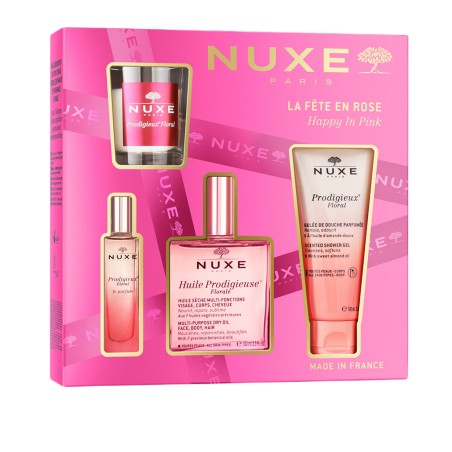 Cofanetto Nuxe contenente Huile Prodigieuse Floral+ Le Parfum + Docciaschiuma+ Candela
