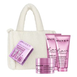 Cofanetto Nuxe contenente Hair Prodigieux Balsamo+ 1 Shampoo + 1 Maschera + 1 Borsa