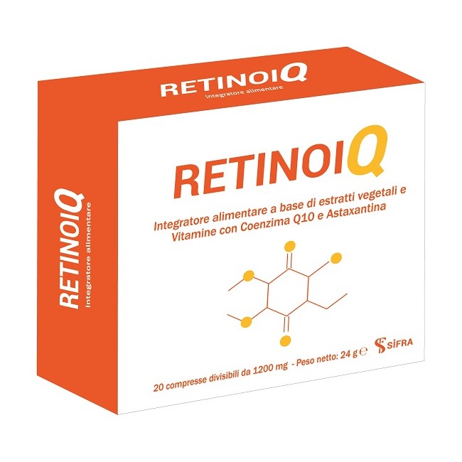 Retinoiq 20 Compresse Divisibili Da 1200 Mg Retinoiq 20 Compresse Divisibili Da 1200 Mg