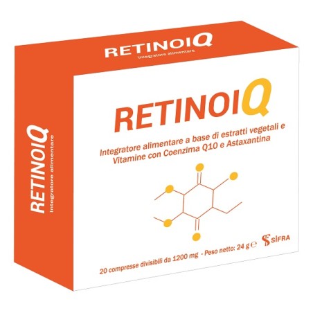 Retinoiq 20 Compresse Divisibili Da 1200 Mg Retinoiq 20 Compresse Divisibili Da 1200 Mg