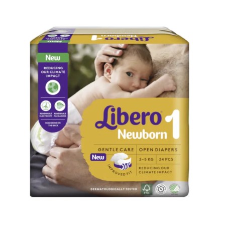 Libero Newborn 1 2-5 Kg 24 Pezzi Libero Newborn 1 2-5 Kg 24 Pezzi