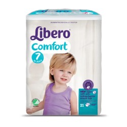 Libero Comfort 7 Pannolino Per Bambino 16-26 Kg 21 Pezzi
