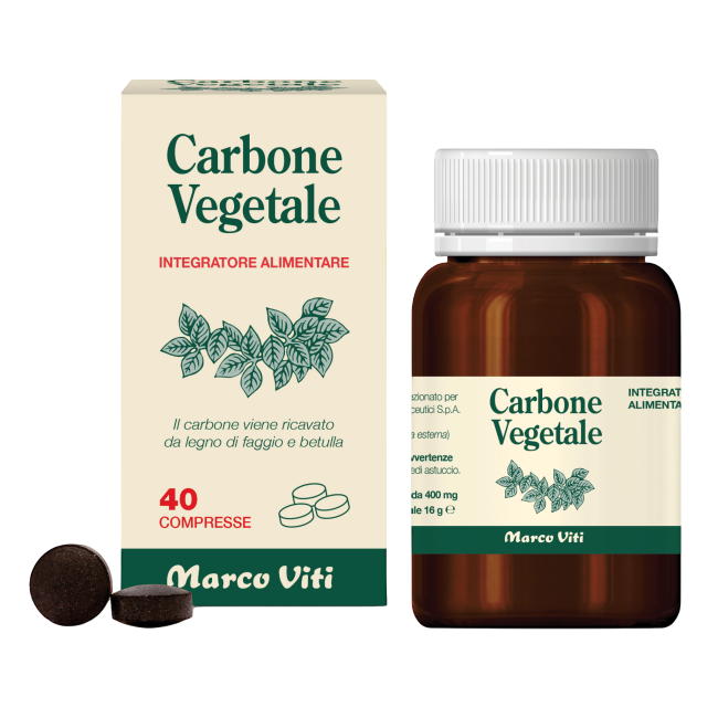 CARBONE VEGETALE 40 COMPRESSE CARBONE VEGETALE 40 COMPRESSE