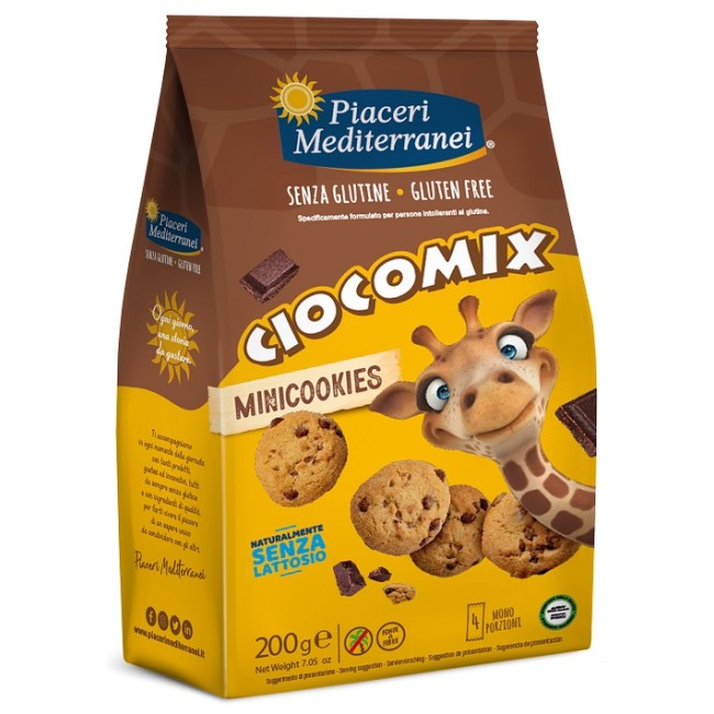 Piaceri Mediterranei Ciocomix Mini Cookies 4 Monoporzioni Da 50 G Piaceri Mediterranei Ciocomix Mini Cookies 4 Monoporzioni Da 50 G
