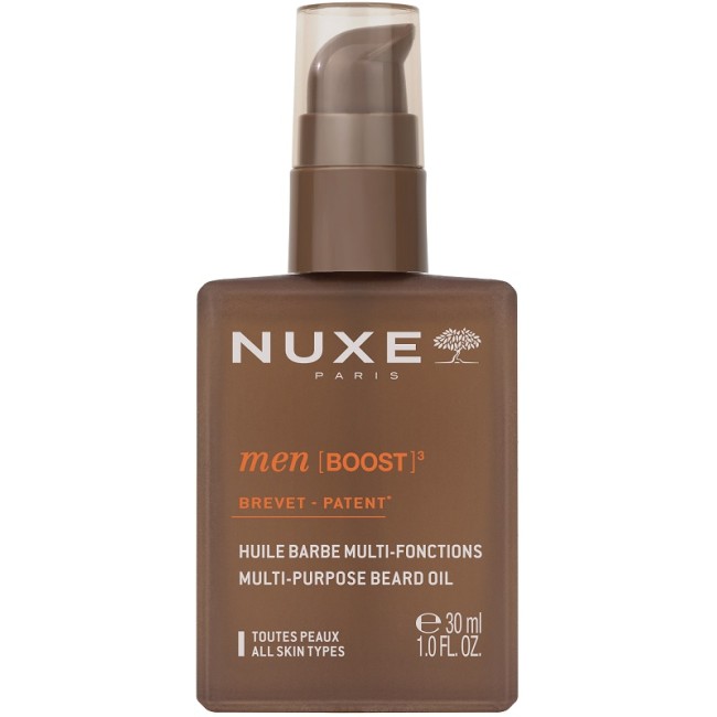 Flacone da 30 ml di Nuxe Men Olio Barba Multi Azione Idratante Emolliente Flacone da 30 ml di Nuxe Men Olio Barba Multi Azione Idratante Emolliente