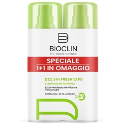 Bioclin Deodorante 24h Vapo Frsg Nuova Formula 2 Pezzi 100 Ml Bipack