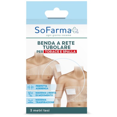 Benda A Rete Tubolare Sofarmapiu' Per Torace E Spalle 3 Metri Tesi