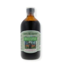 Flacone da 500 ml di Amaro Del Chiostro Decotslimkal, integratore dimagrante e snellente.