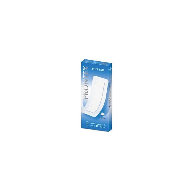 GARZA COMPRESSA PRONTEX SOFT PAD 10X25 CM 2 PEZZI GARZA COMPRESSA PRONTEX SOFT PAD 10X25 CM 2 PEZZI