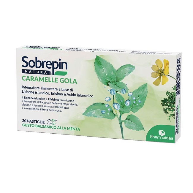 Sobrepin Natura Caramelle Gola 20 Pastiglie