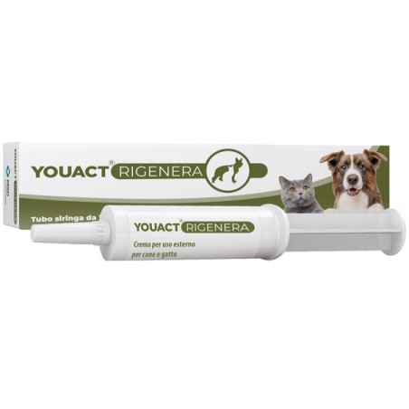 Youact Rigenera Crema Cane E Gatto Tubo Siringa Da 10 G Youact Rigenera Crema Cane E Gatto Tubo Siringa Da 10 G