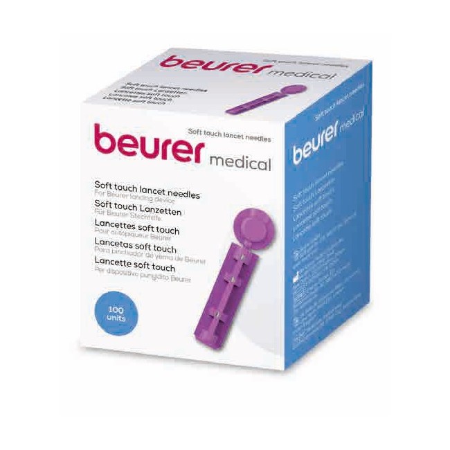 Lancette Pungidito Beurer Soft Touch Gauge 33 100 Pezzi Lancette Pungidito Beurer Soft Touch Gauge 33 100 Pezzi