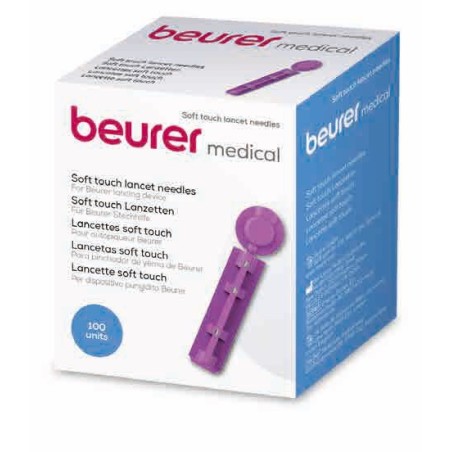 Lancette Pungidito Beurer Soft Touch Gauge 33 100 Pezzi Lancette Pungidito Beurer Soft Touch Gauge 33 100 Pezzi