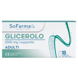 Glicerolo Supposte Adulti 2250 Mg 18 Pezzi Sofarmapiu'
