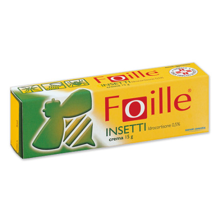 Tubo da 15 grammi di Foille Insetti, crema per punture, eritemi e prurito. Tubo da 15 grammi di Foille Insetti, crema per punture, eritemi e prurito.