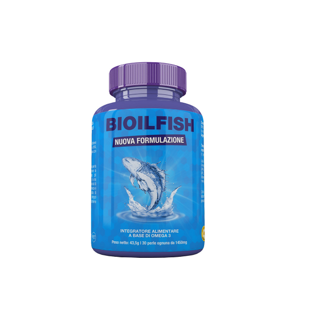 Confezione da 30 perle di Bioilfish, integratore per la salute cerebrale e visiva. Confezione da 30 perle di Bioilfish, integratore per la salute cerebrale e visiva.