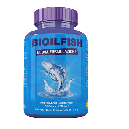 Confezione da 30 perle di Bioilfish, integratore per la salute cerebrale e visiva. Confezione da 30 perle di Bioilfish, integratore per la salute cerebrale e visiva.