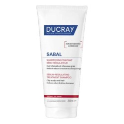 Tubo da 200 ml di Ducray Sabal Shampoo Trattante Seboregolatore