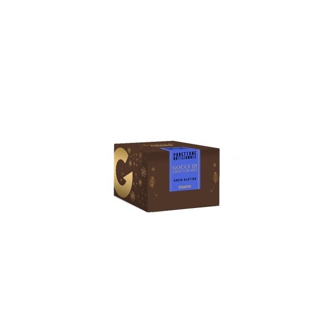 Giusto Senza Glutine Panettone Artigianale Con Gocce Di Cioccolato 540 G