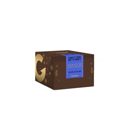 Giusto Senza Glutine Panettone Artigianale Con Gocce Di Cioccolato 540 G