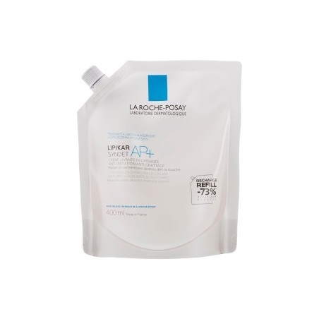 Flacone da 400 ml di La Roche Posay Lipikar Syndet Doccia Schiuma Eco Ricarica