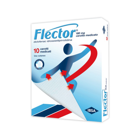 Flector 10 cerotti antidolorifici medicati 180 mg diclofenac