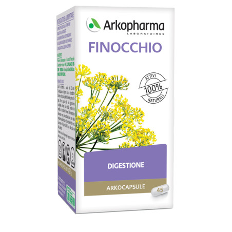 Arkopharma Finocchio Arkocapsule Integratore Alimentare 45 Capsule