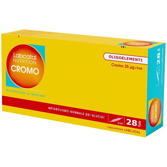 Labcatal Oligosol Cromo 28 Fiale Da 2ml Labcatal Oligosol Cromo 28 Fiale Da 2ml