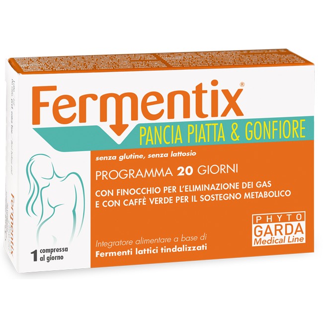 FERMENTIX PANCIA PIATTA E GONFIORE 20 COMPRESSE FERMENTIX PANCIA PIATTA E GONFIORE 20 COMPRESSE