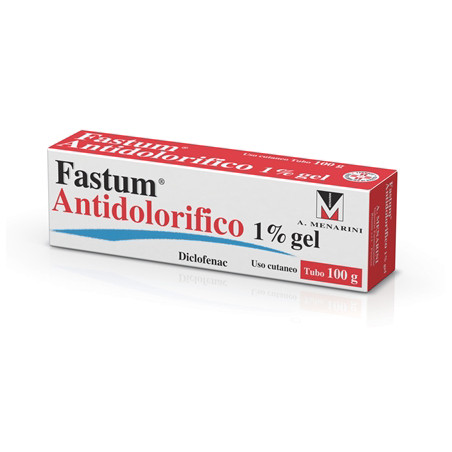 Montefarmaco Fastum Antidolorifico Crema Per Botte e Dolori Diclofenac 1% 100 Grammi Montefarmaco Fastum Antidolorifico Crema Per Botte e Dolori Diclofenac 1% 100 Grammi