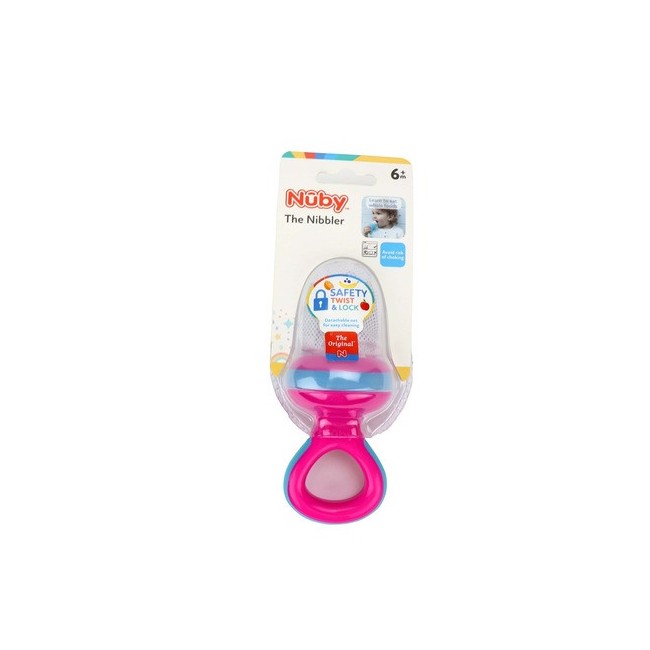 Nuby Nibbler-sacchettino Per Suzione Frutta Con Cappuccio Nuby Nibbler-sacchettino Per Suzione Frutta Con Cappuccio