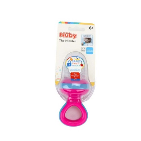 Nuby Nibbler-sacchettino Per Suzione Frutta Con Cappuccio Nuby Nibbler-sacchettino Per Suzione Frutta Con Cappuccio