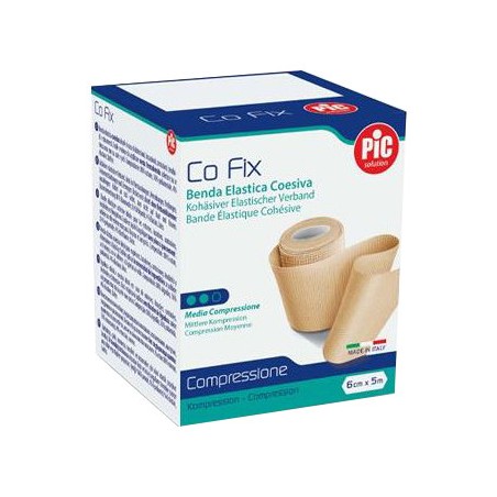 Benda Elastica Pic Co Fix Autoadesiva 12x5cm Medium Benda Elastica Pic Co Fix Autoadesiva 12x5cm Medium