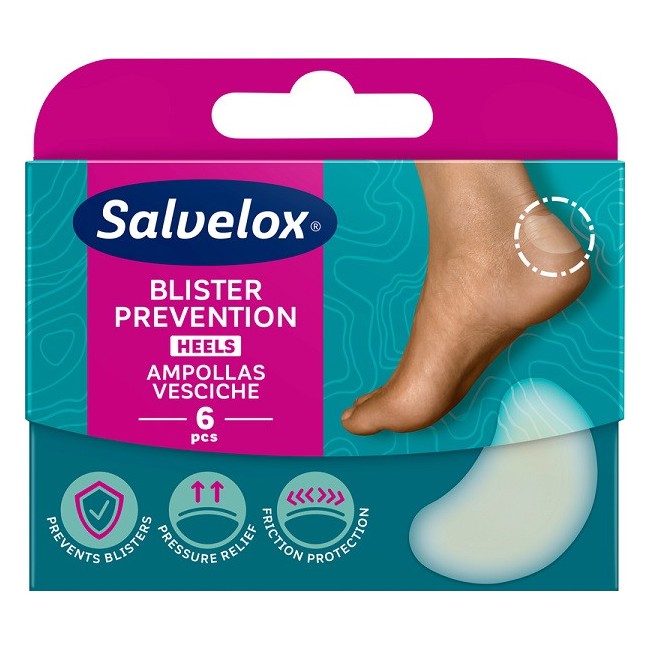 Cerotto Vesciche Salvelox Blister Prevention Heels 6 Pezzi Cerotto Vesciche Salvelox Blister Prevention Heels 6 Pezzi