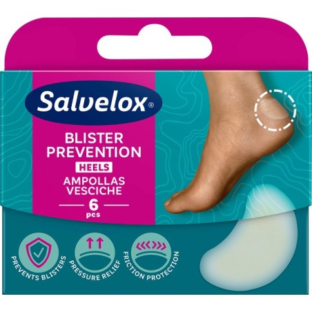 Cerotto Vesciche Salvelox Blister Prevention Heels 6 Pezzi Cerotto Vesciche Salvelox Blister Prevention Heels 6 Pezzi