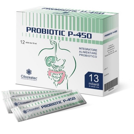 Probiotic P-450 12 Stick Monodose 10 Ml Probiotic P-450 12 Stick Monodose 10 Ml