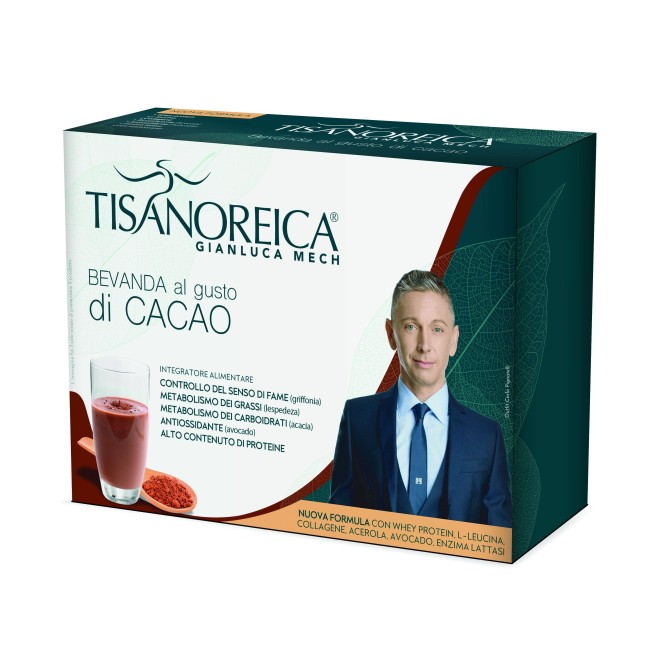 Tisanoreica Nuova Formula Bevanda Dietetica Gusto Cacao Senza Glutine Tisanoreica Nuova Formula Bevanda Dietetica Gusto Cacao Senza Glutine