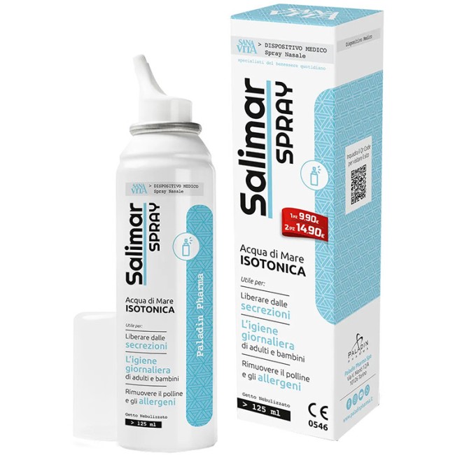 Sanavita Salimar Spray Nasale New 125 Ml Sanavita Salimar Spray Nasale New 125 Ml