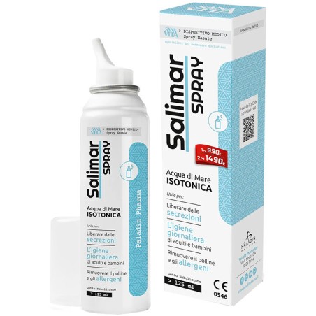 Sanavita Salimar Spray Nasale New 125 Ml Sanavita Salimar Spray Nasale New 125 Ml