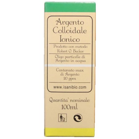 Argento Colloidale Ionico 20 Ppm 100 Ml