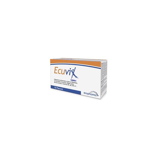 Ecupharma Ecuvix Integratore Alimentare 10 Flaconi Da 10ml Ecupharma Ecuvix Integratore Alimentare 10 Flaconi Da 10ml